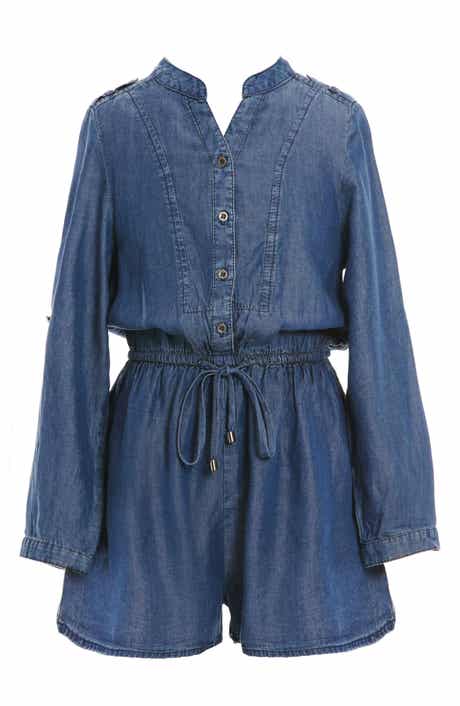 Kids' Soft Denim Romper