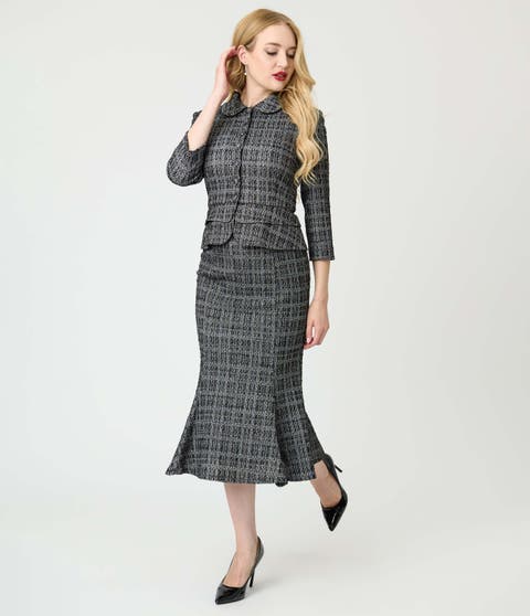 Boucle Peplum Jacket