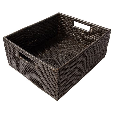 Artifacts Rattan Rectangular Storage Basket