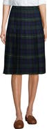 Lands' End School Uniform  Plaid Pleated Skirt Below the Knee