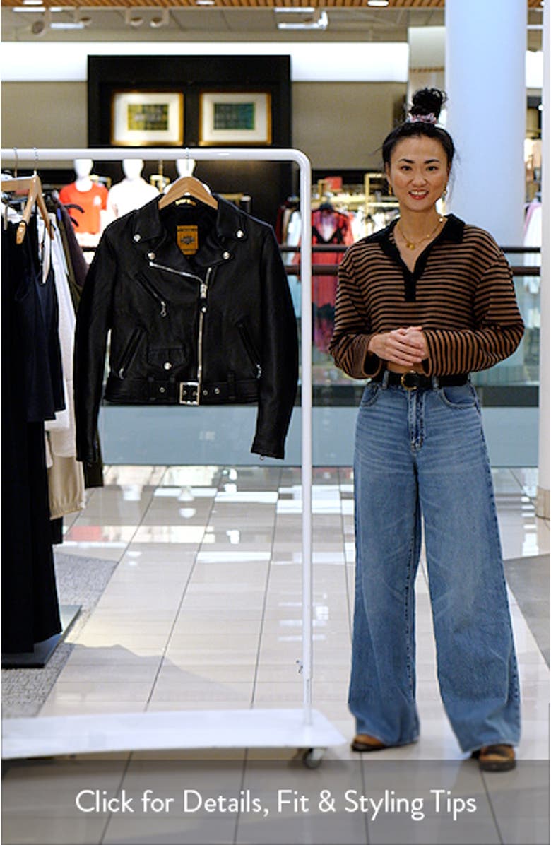 Crop Leather Jacket, sales video thumbnail