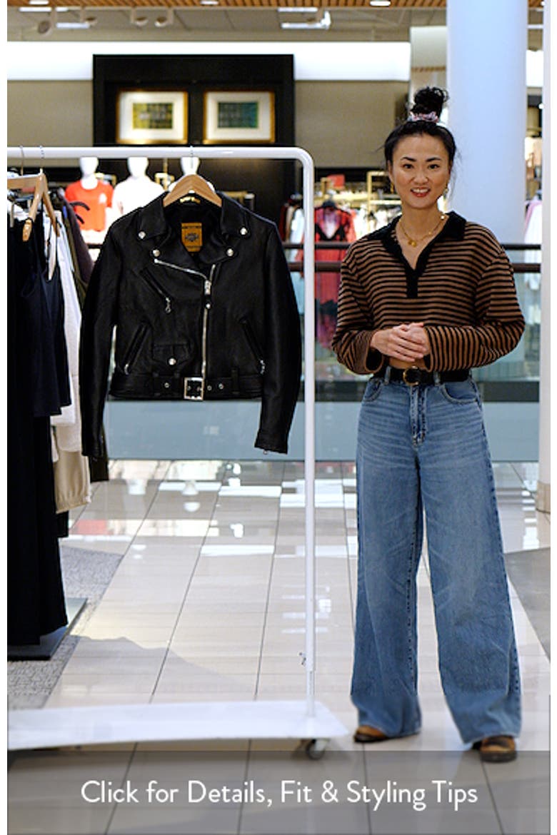 Crop Leather Jacket video