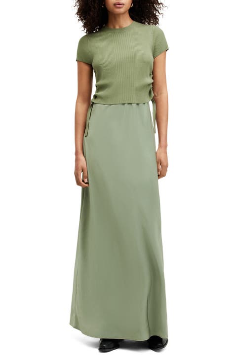 Hayes Slipdress & Short Sleeve Sweater