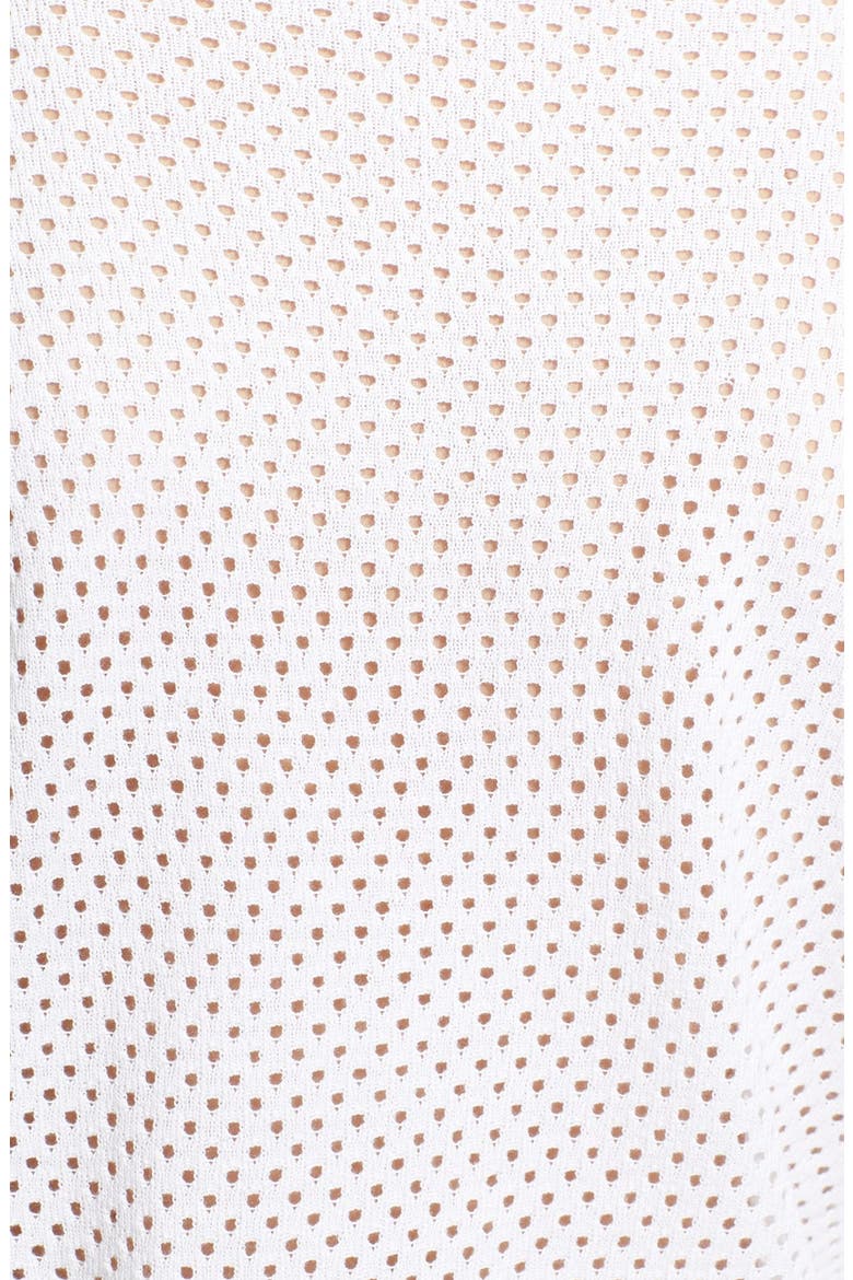 'Dreamerly C.' Cotton & Silk Sweater, Alternate, color, WHITE