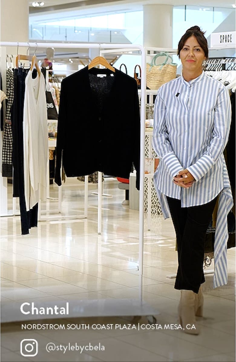 Boxy Wool & Cashmere Cardigan, sales video thumbnail