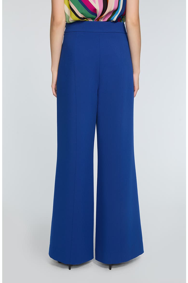 The Inez Buckle Detail Wide Leg Pants, Alternate, color, DAPHNE BLUE