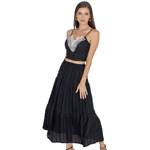 Emma Top & Maxi Skirt Set