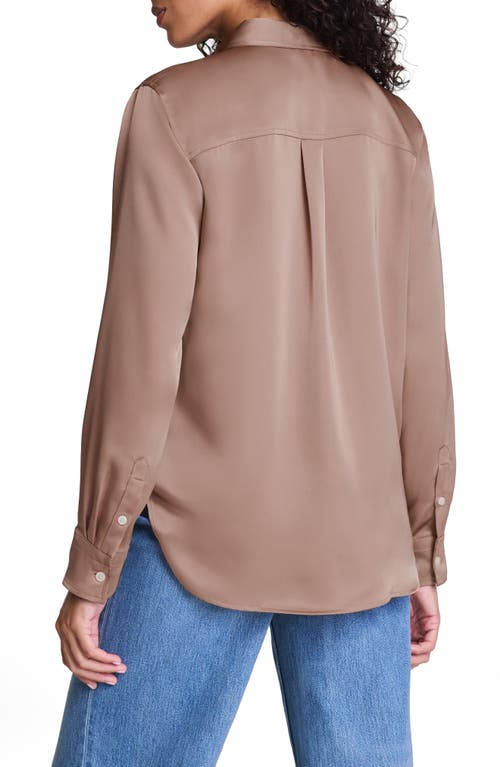 Spanx Better Than Silk Button Down Shirt In Multi