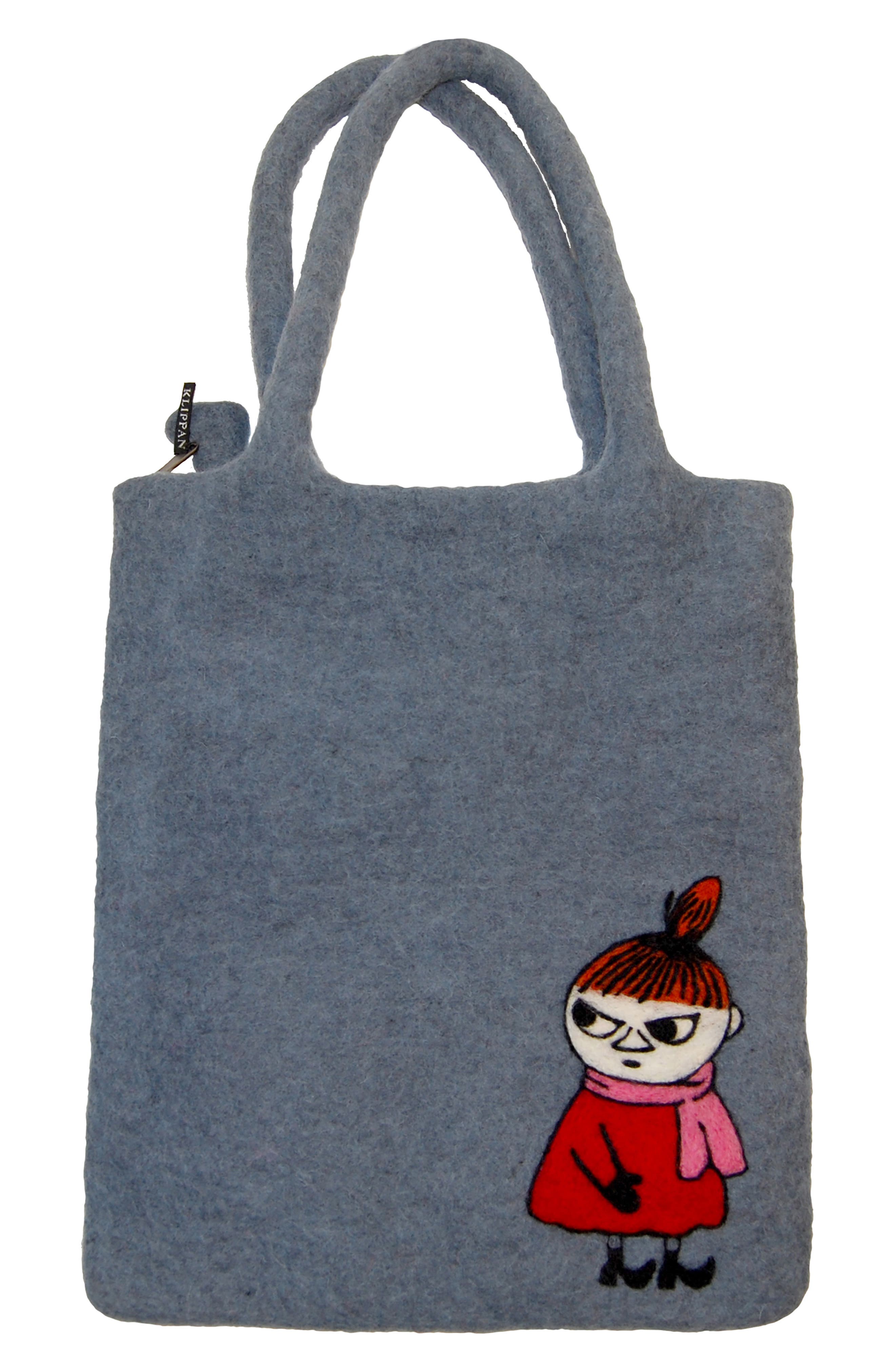 Kids' Little My Handmade Woven Wool Bag, Main, color, BLUE