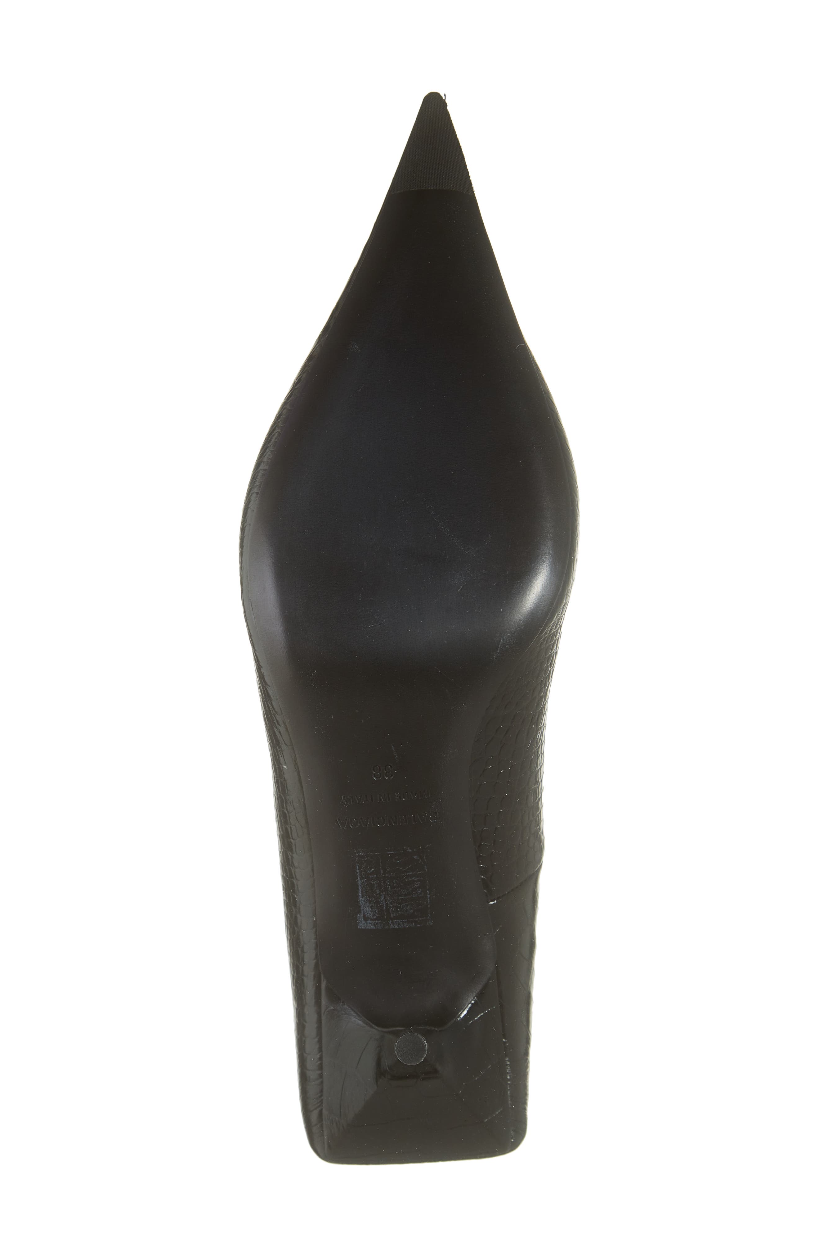 Balenciaga Knife BB Logo Pointed Toe Pump, Alternate, color, 