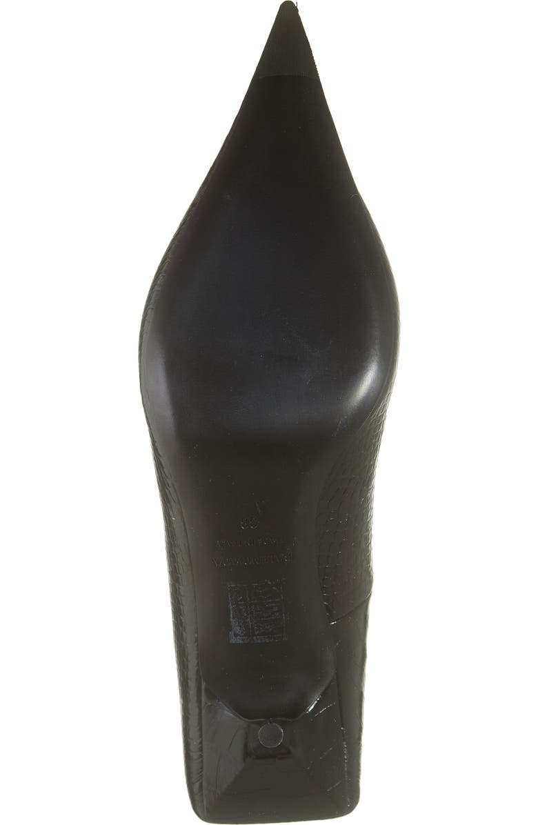 Balenciaga Knife BB Logo Pointed Toe Pump, Alternate, color,