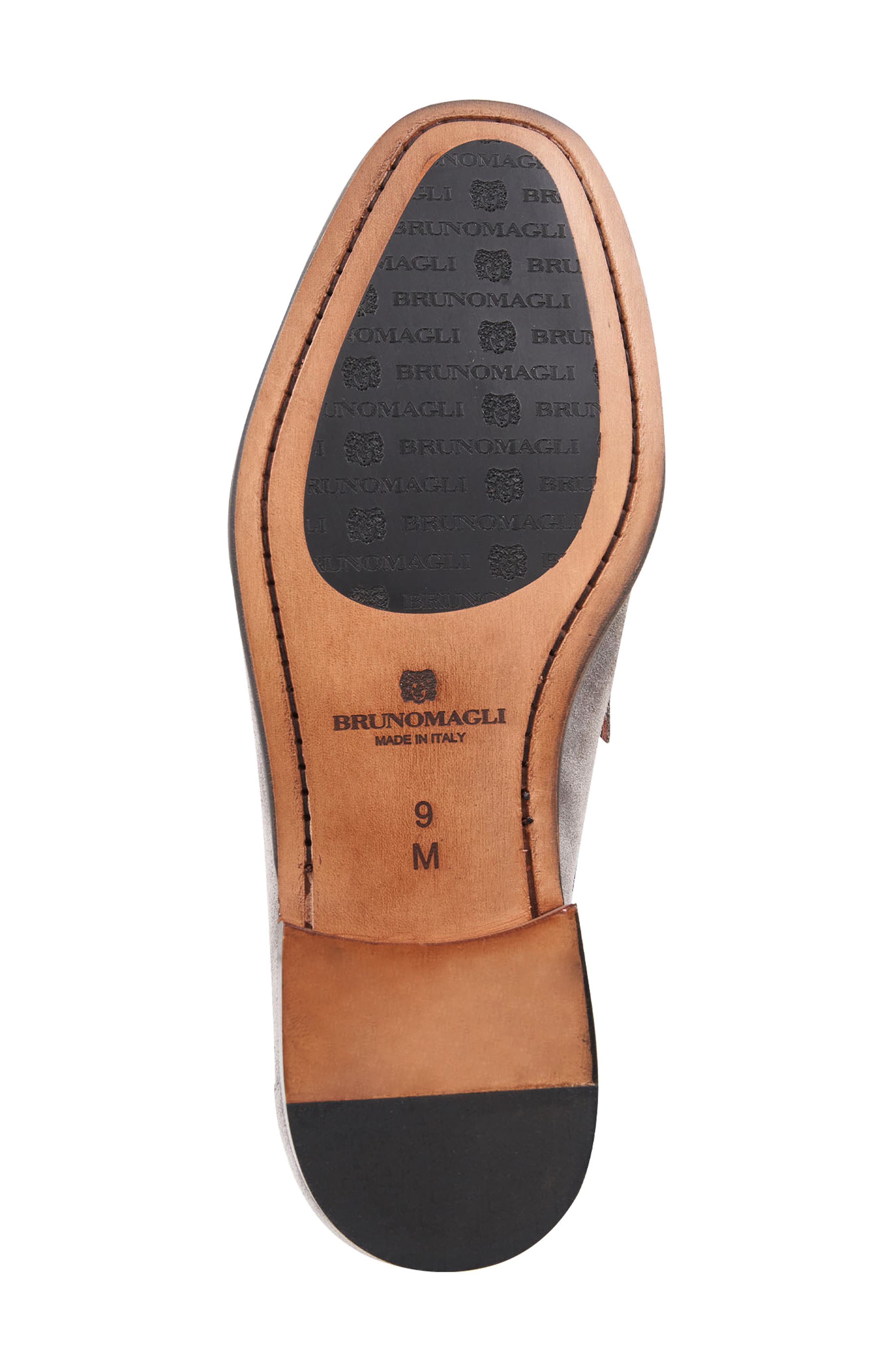 Bruno Magli Trieste Bit Loafer, Alternate, color, Light Grey Suede