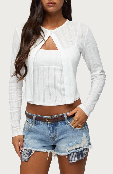 Adie Pointelle Cardigan
