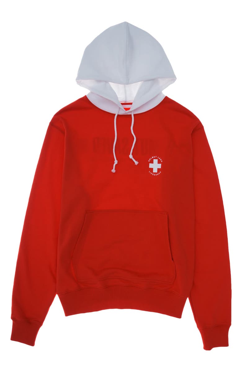 Helmut Lang Lifeguard Colorblock Hoodie, Alternate, color, 