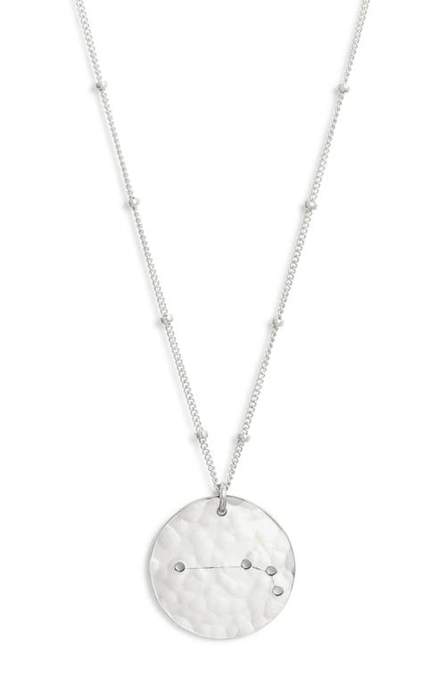 Nashelle Constellation Pendant Necklace In Sterling Silver Aries