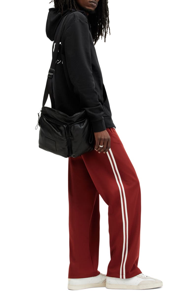 AllSaints Underground Logo Graphic Zip Hoodie, Alternate, color,