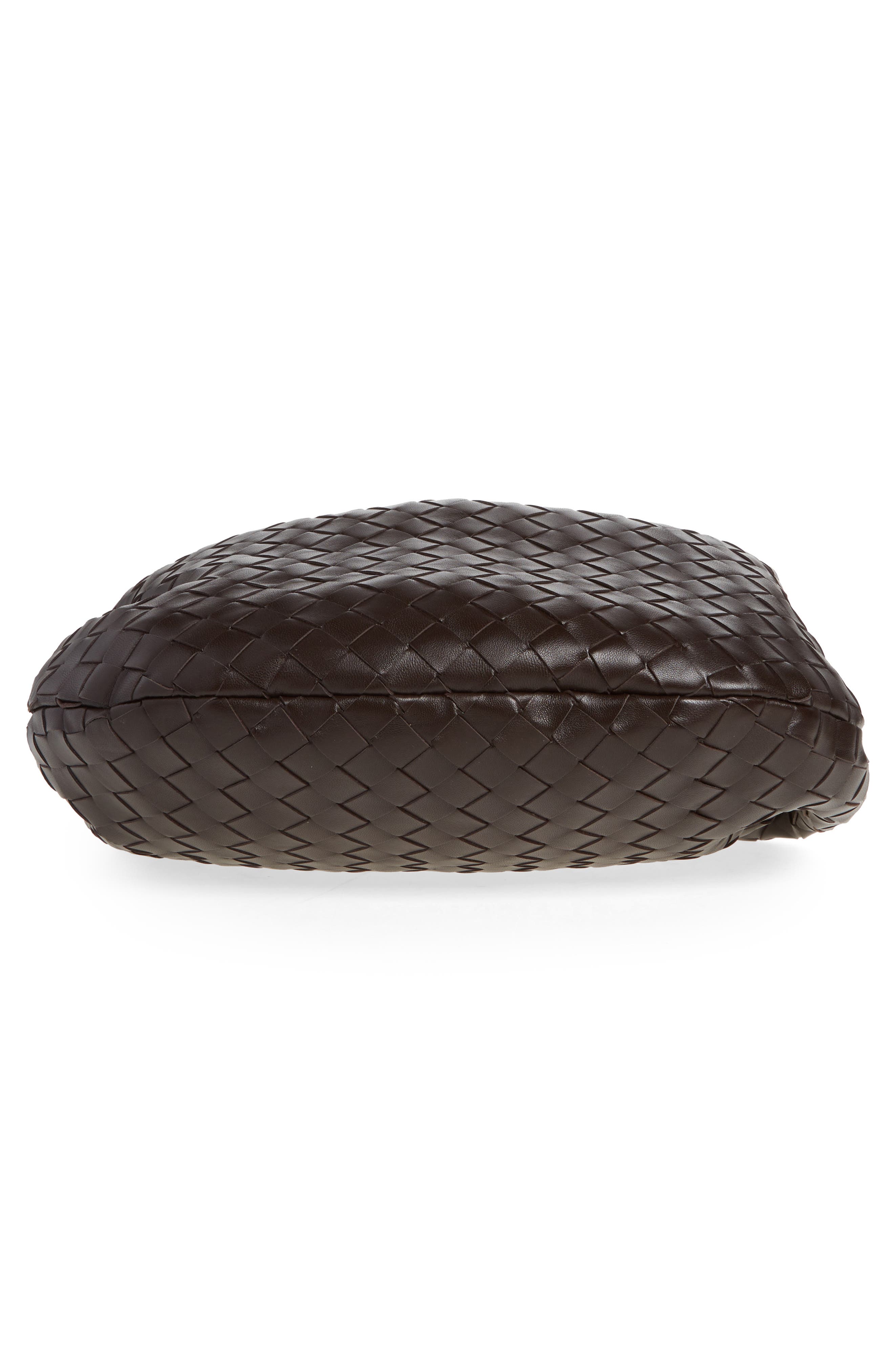 Bottega Veneta Teen Jodie Intrecciato Leather Hobo, Alternate, color, 2132 Fondant-Gold