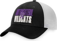 TOP OF THE WORLD Men's Top of the World Black/White Northwestern Wildcats Stockpile Trucker Snapback Hat