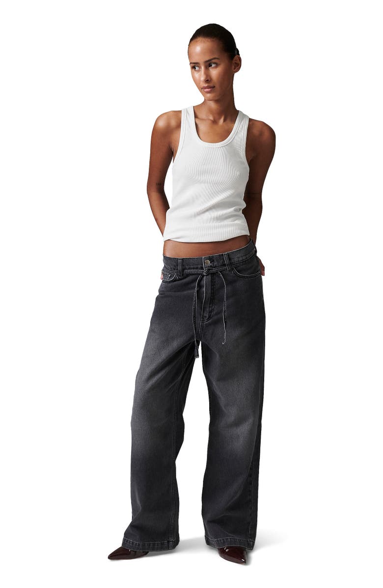 DAY Birger et Mikkelsen Elijah Denim Straight Leg Jeans, Main, color, Black