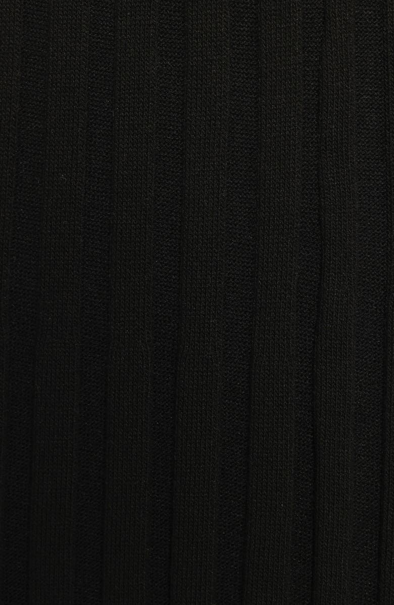 Petal & Pup Carson Knit Midi Skirt, Alternate, color, Black