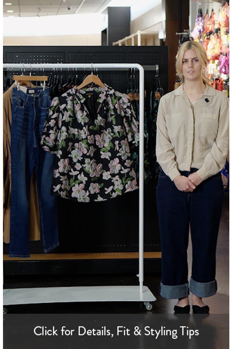 Elsinore Floral Jacquard Top video