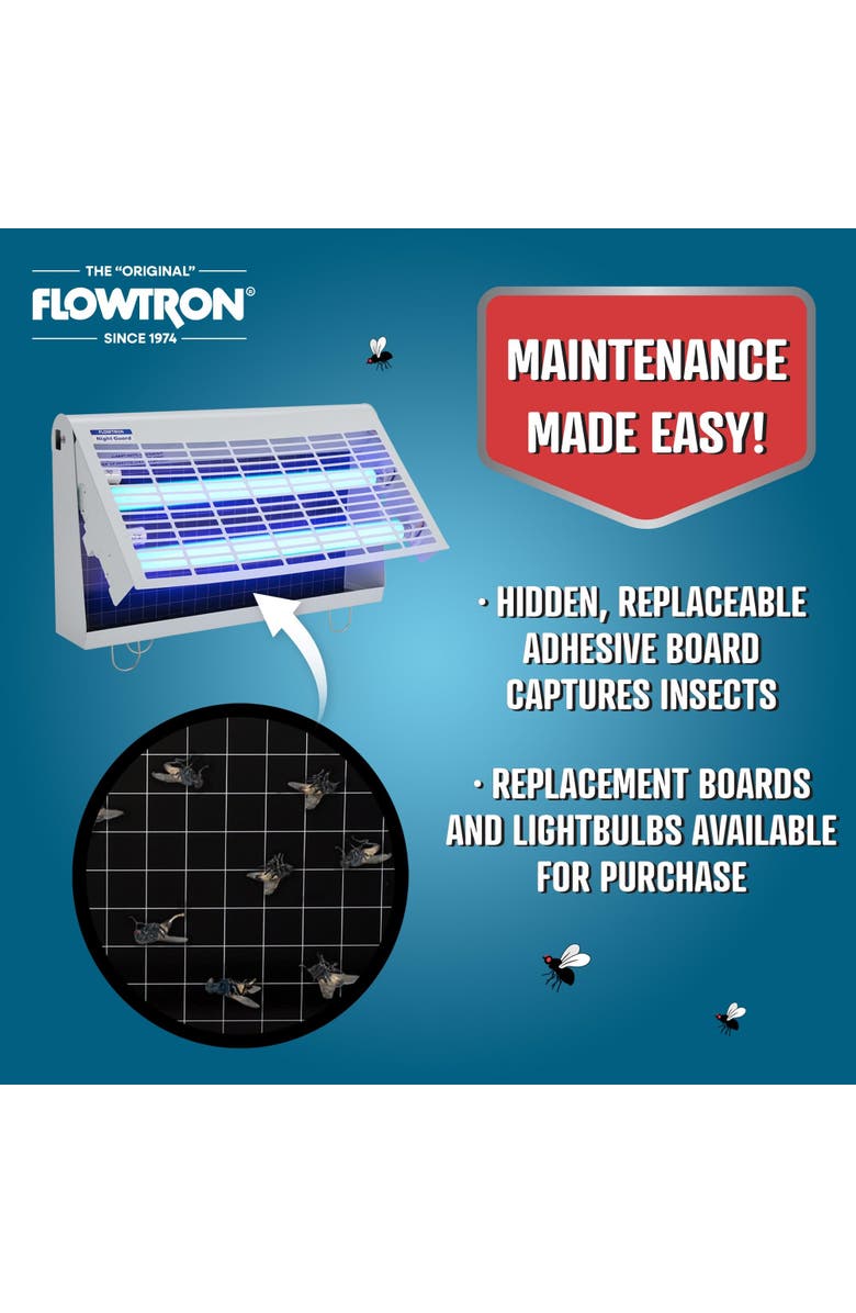 Flowtron Portable Indoor Fly Trap, 30W, Dual Lure Electric Insect Killer, 500 Sq Ft Coverage, Alternate, color, 