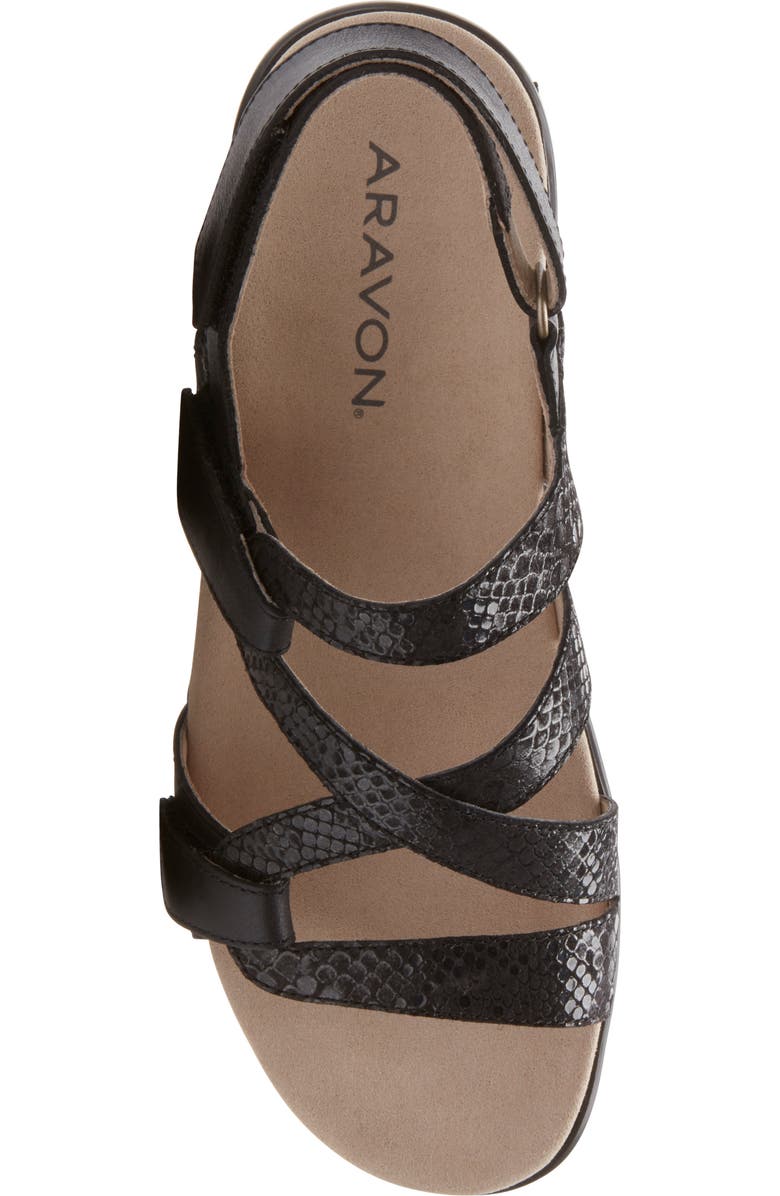 Aravon S Strap Sandal, Alternate, color,