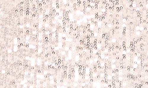 Vince Camuto Sequin Balloon Sleeve Top In White