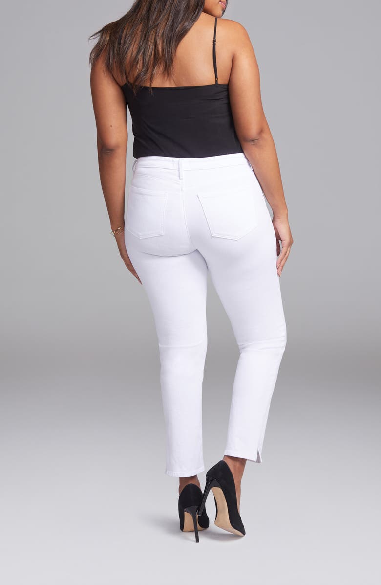 NYDJ CURVES 360 BY NYDJ Slim Ankle Jeans, Alternate, color, Optic White