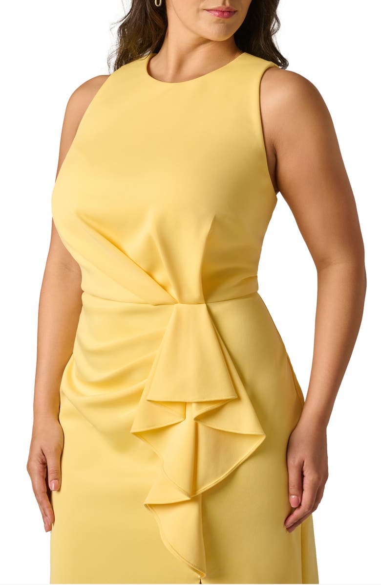 Adrianna Papell Ruffle Sleeveless Sheath, Alternate, color, 