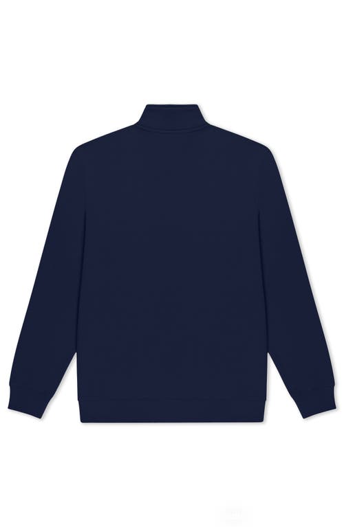 Dalix Womens Heartly Ghost Quarter Zip Pullover In Blue