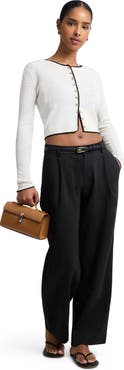 Onia High-Waist Straight Leg Pant