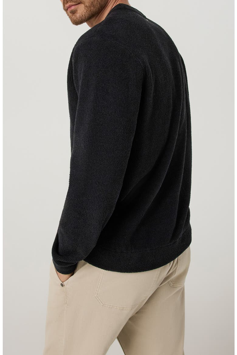 Midweight Rib Sweater, Main, color, BLACK