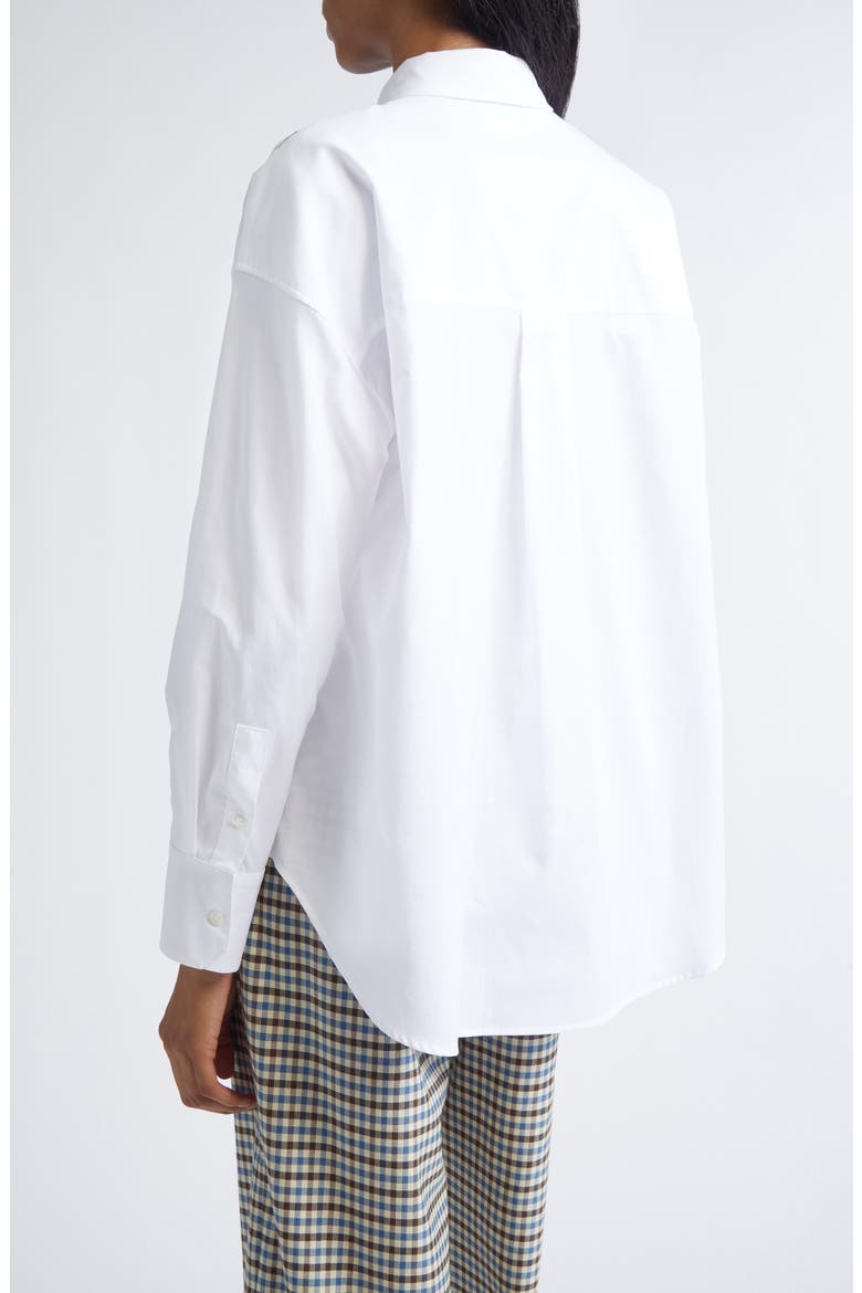 Adele Button-Up Shirt, Alternate, color, WHITE