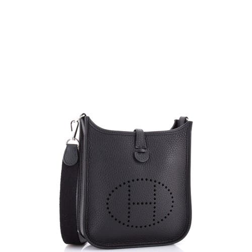 Pre-owned Hermes Hermes Evelyne Bag Gen Iii Clemence Tpm In Black