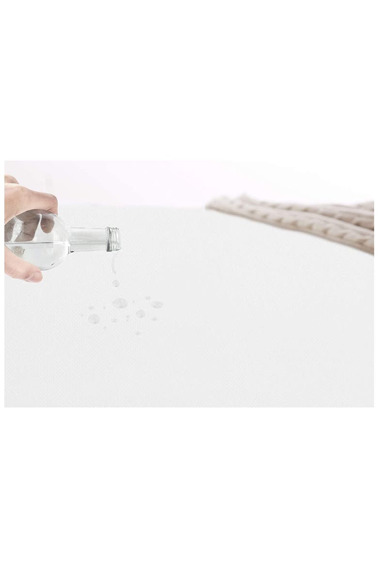 Waterproof Mattress Protector, Alternate, color, WHITE