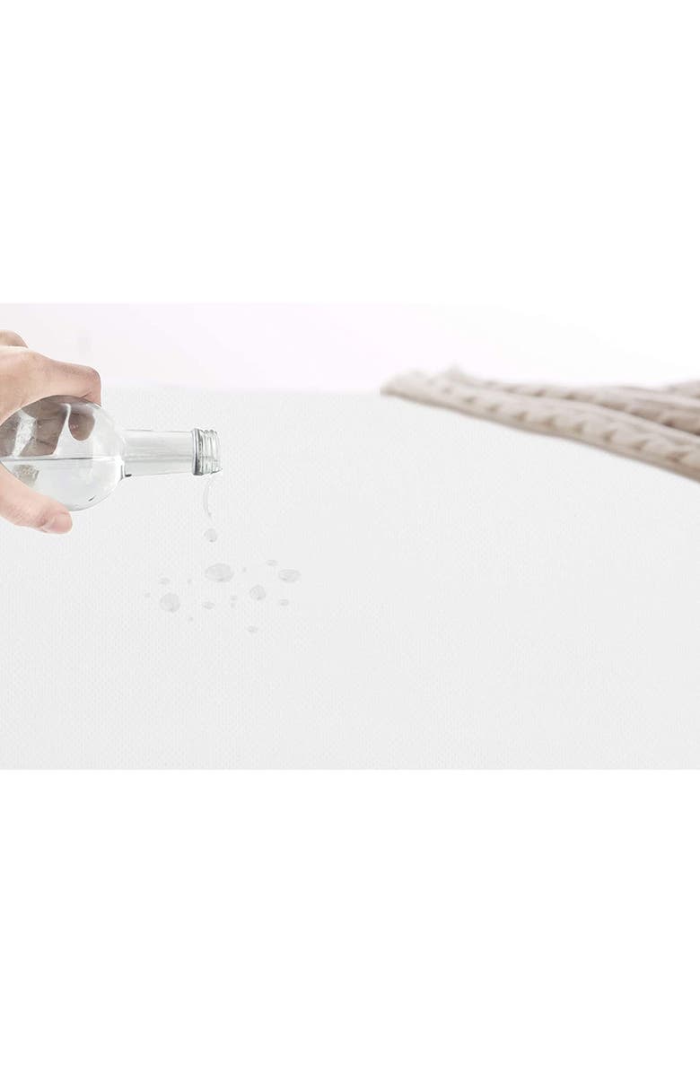 J AND V TEXTILES Waterproof Mattress Protector, Alternate, color, White