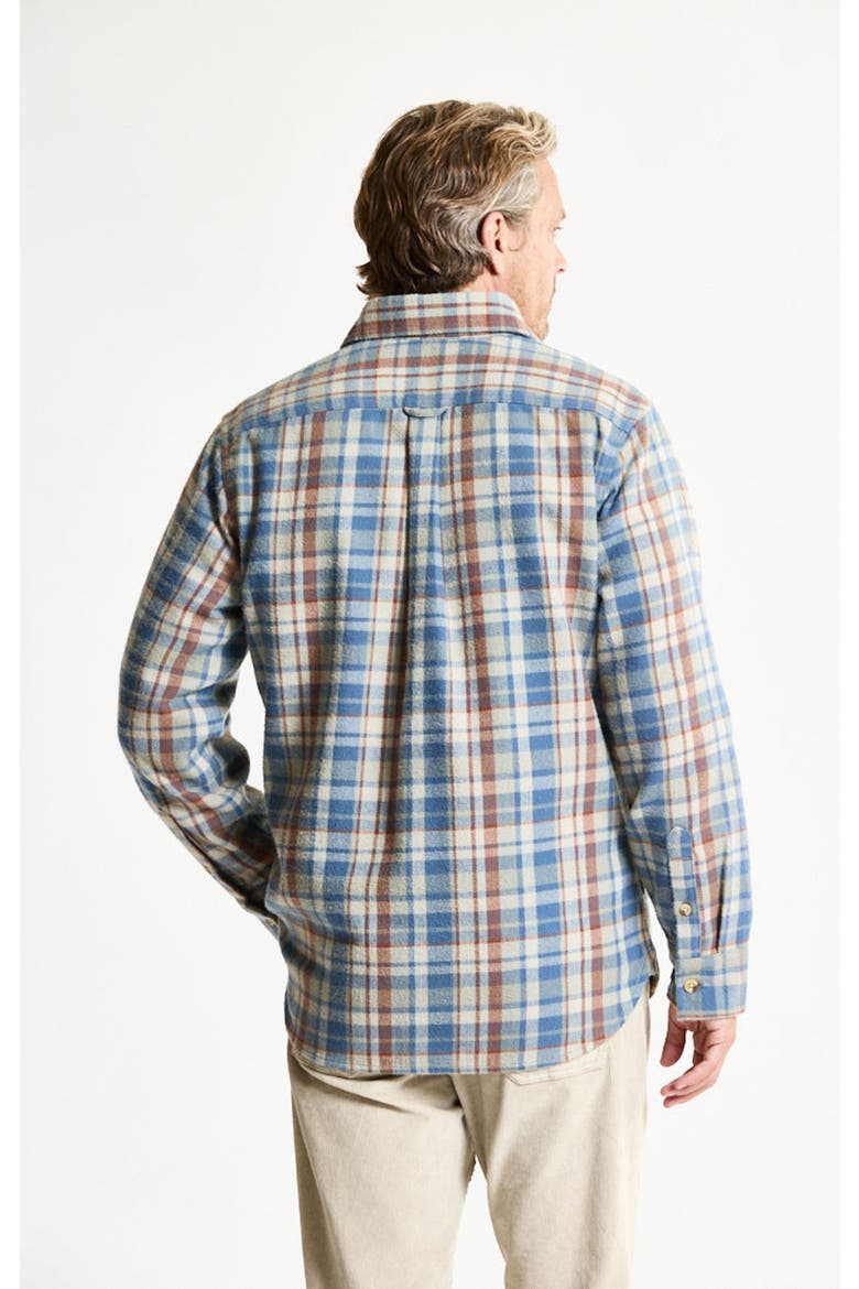 Brushed Flannel Overshirt, Alternate, color, BLUE
