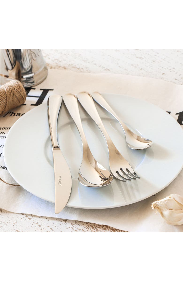 Couzon Eole 5 Piece Place Setting, Alternate, color, Stainless Steel