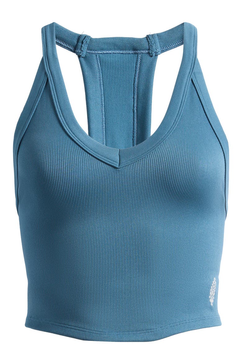 FP Movement All Clear Crop Racerback Tank, Alternate, color, RIPTIDE