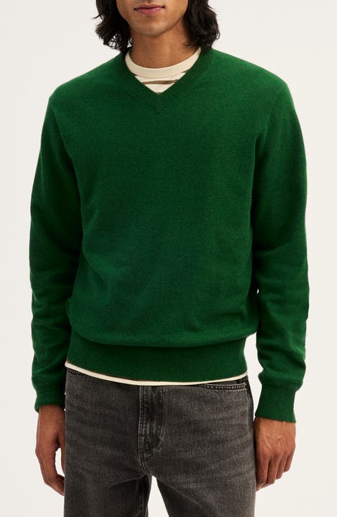 Frances Wool & Cotton V-Neck Sweater