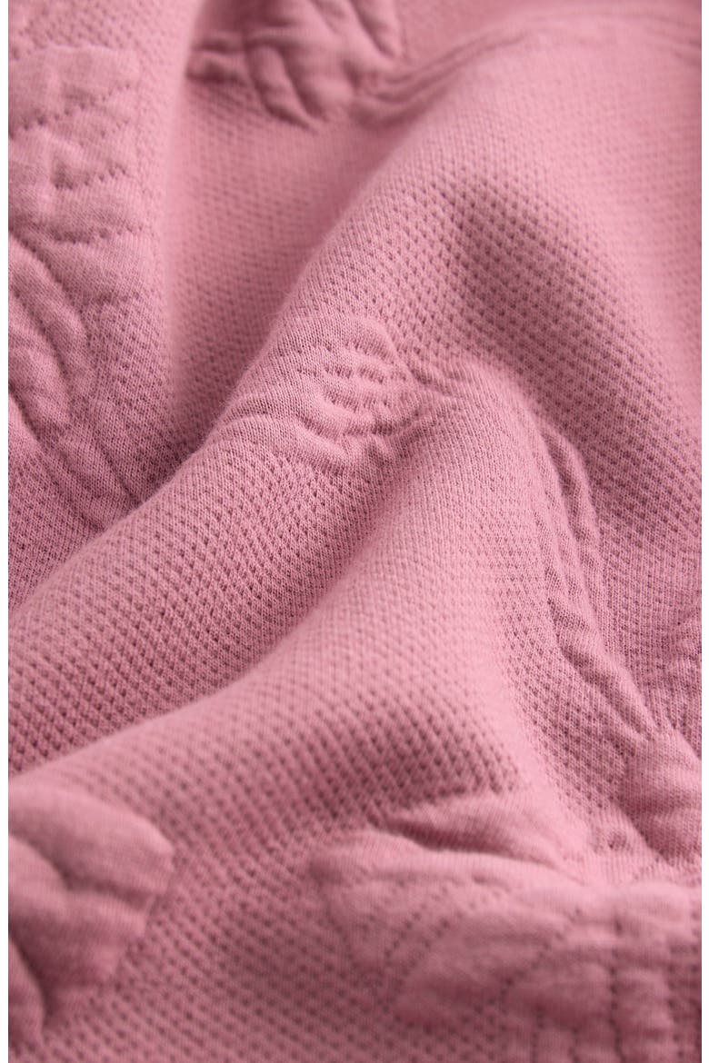 Kids' Bow Sweatshirt Dress, Alternate, color, PINK