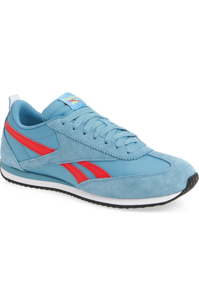 Reebok R100 Sneaker (Women) <br />R100 Sneaker, Main, color, Blue Red Lime