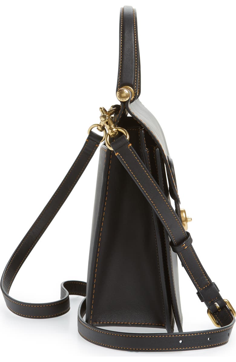 COACH Willis Leather Top Handle Satchel, Alternate, color,