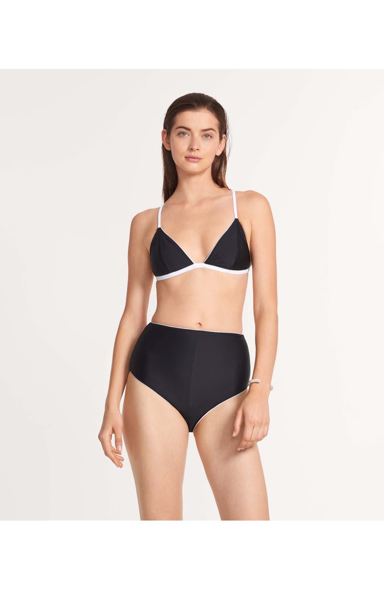 Ansea The Reversible High Waist Bottom, Alternate, color, Black/White