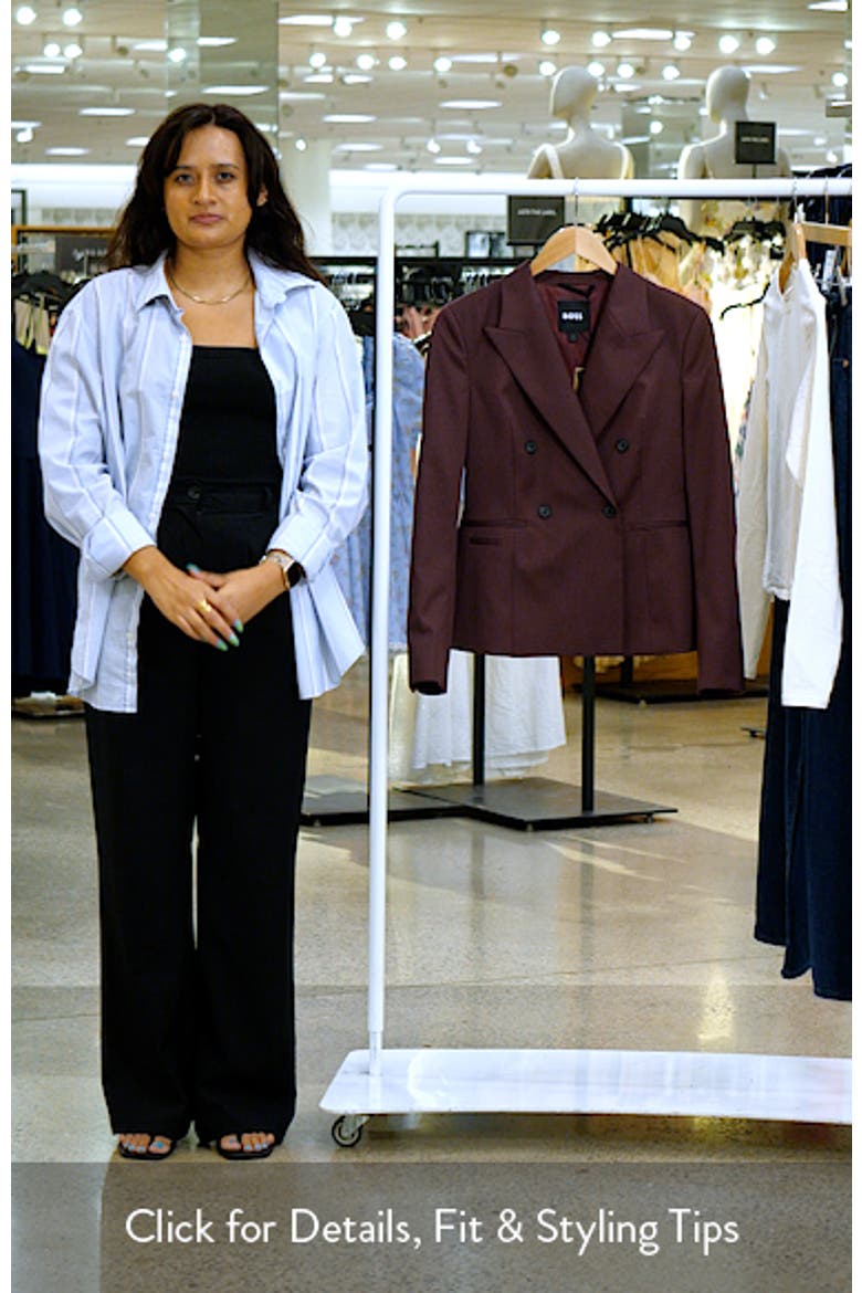 Jiamia Virgin Wool Double Breasted Blazer video
