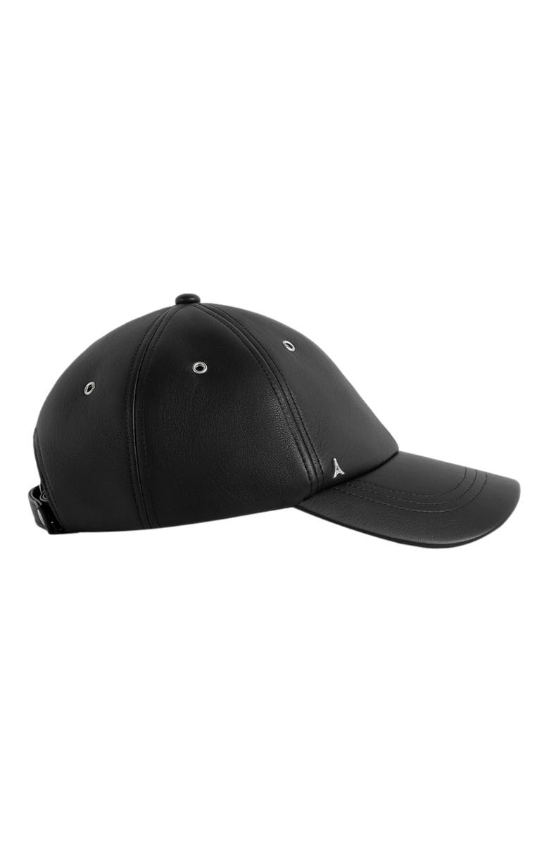 Manière De Voir Lou Leather Cap, Alternate, color,