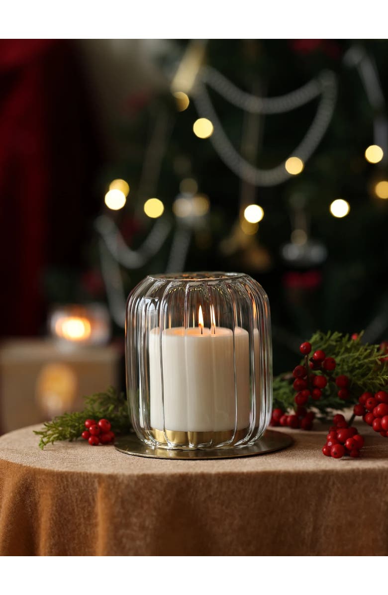 Fleck Kira Glass Lantern, Alternate, color, Clear