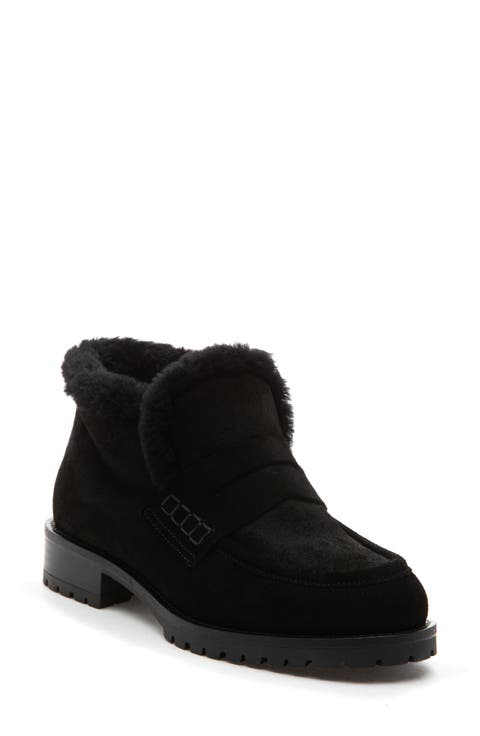 Zelia Genuine Shearling Weatherproof Boot (Women)