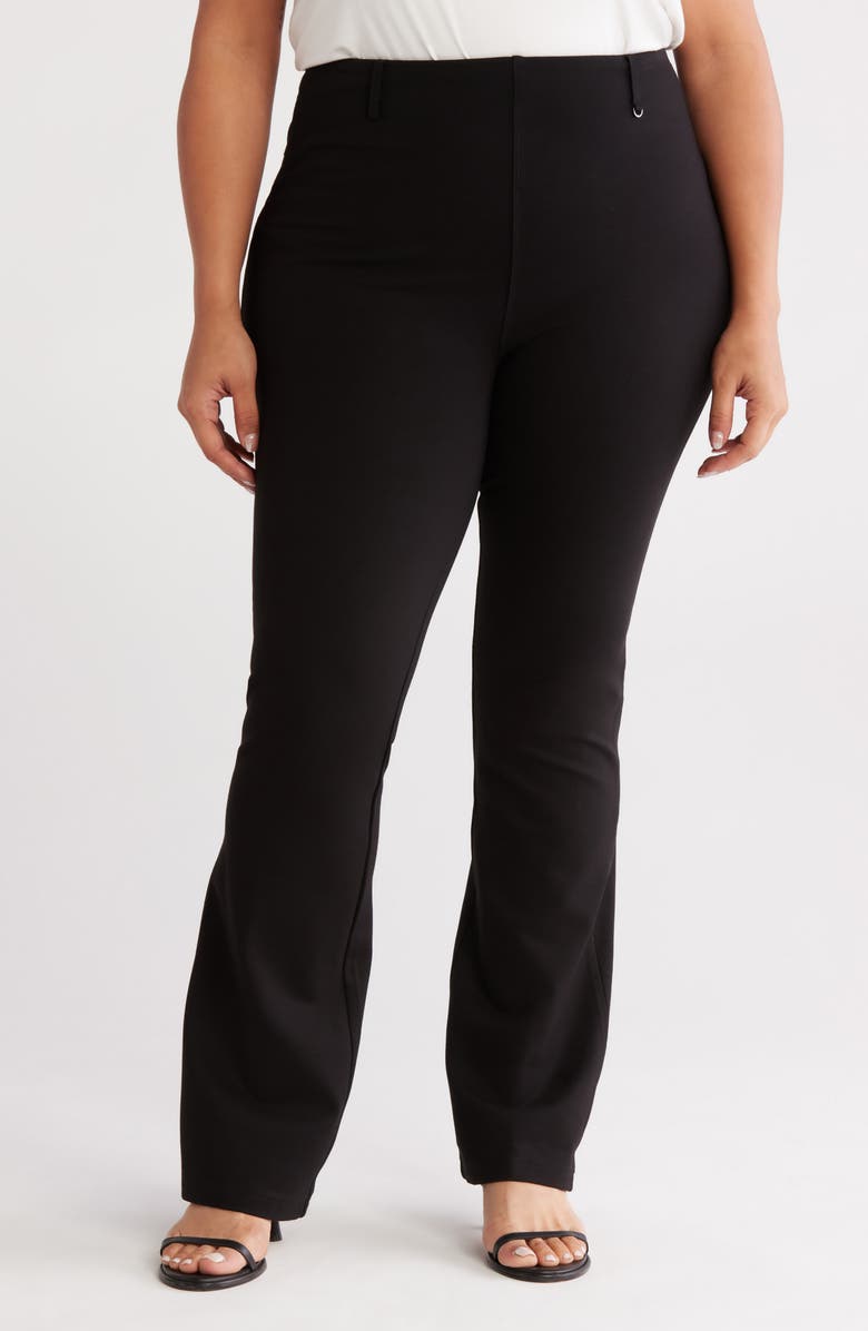 Lysse Ponte Baby Bootcut Pants, Main, color, Black